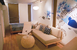 3ppl 1Bed 1Sofa FreeWiFi Kitchen Shibuya 20min(1A)