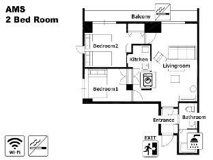 2 bedroom apartment in Sapporo A133